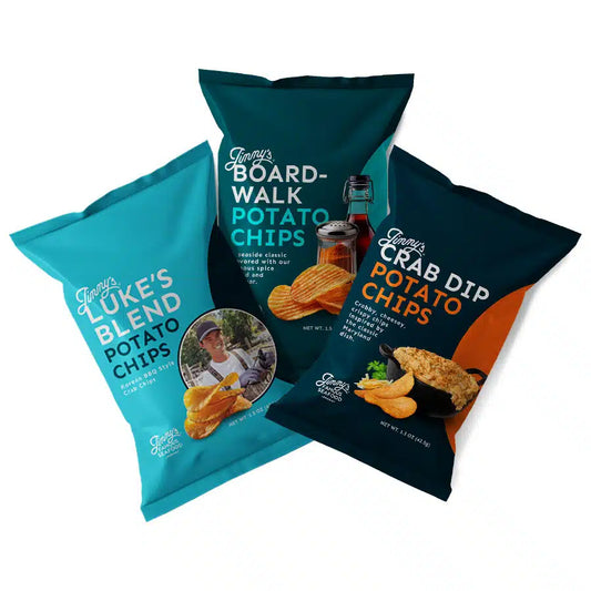 Jimmy's Famous Seafood Premium Potato Chips - Luke's Blend